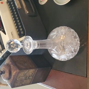 Vintage Cut Crystal Decanter